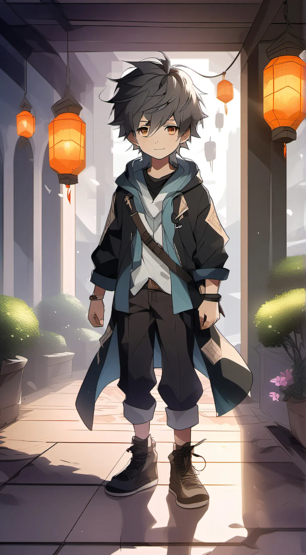 ai character: leo background