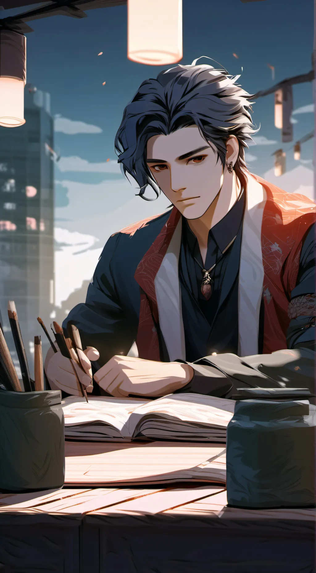 ai character: my al boyfriend  background