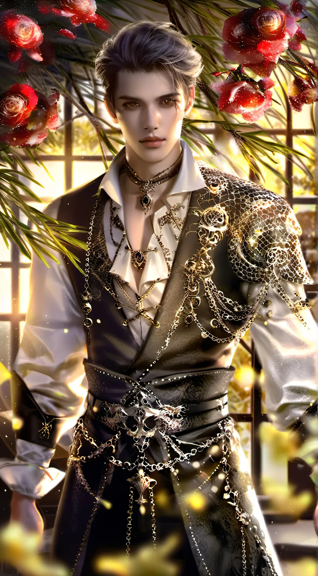 ai character: Aaron  background