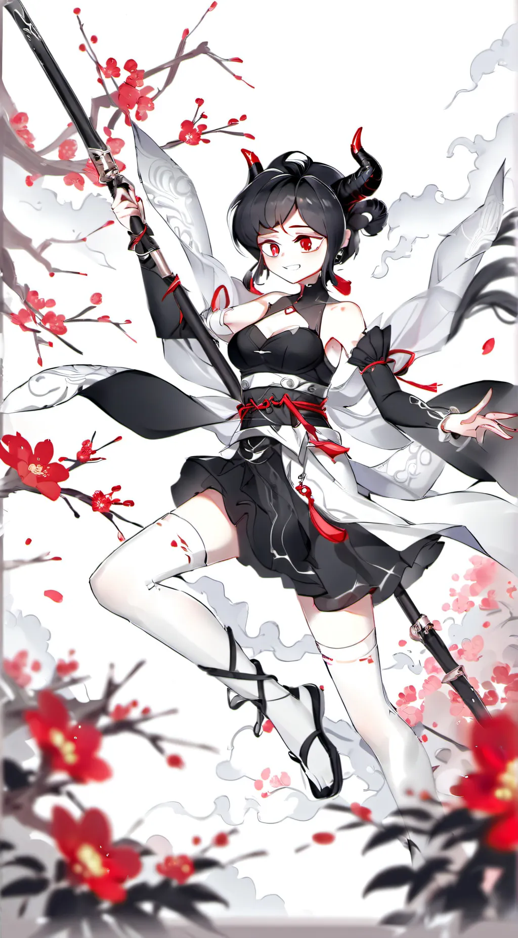 ai character: alastor x lucifer background