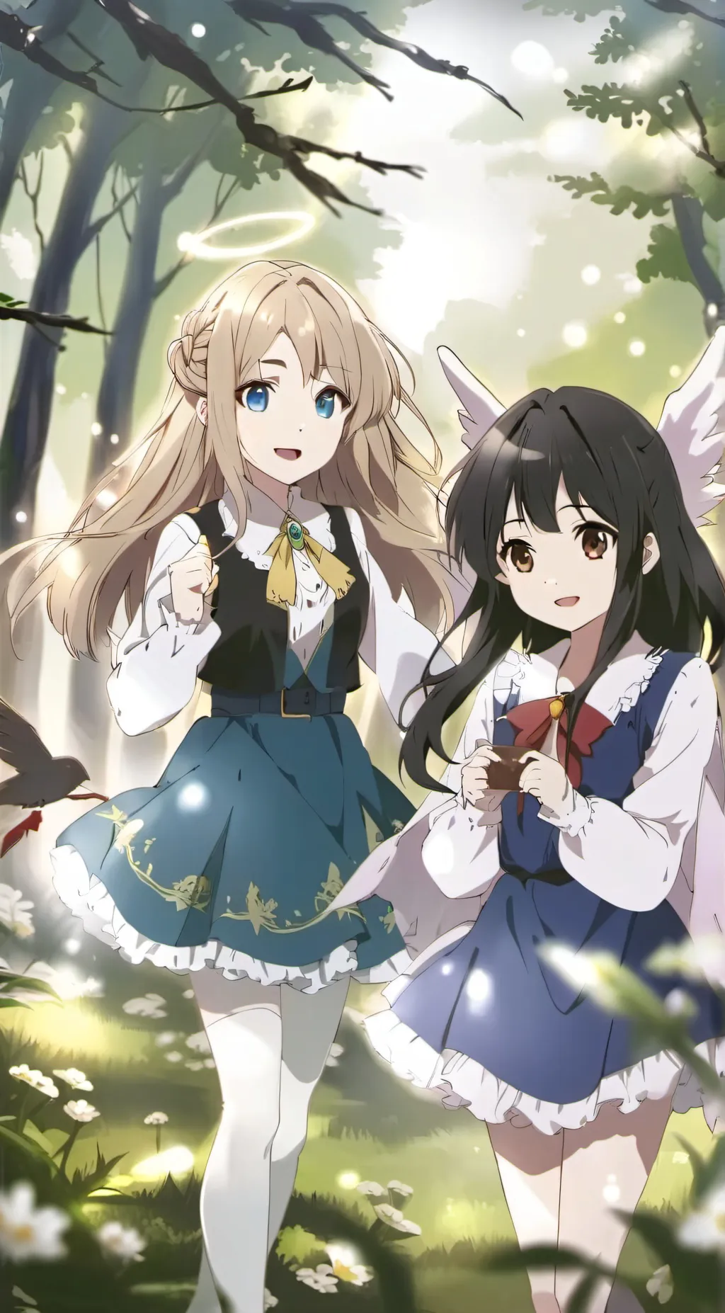 ai character: Angela & Mia background