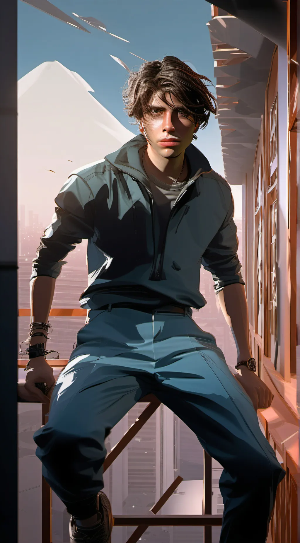 ai character: Bryce  background