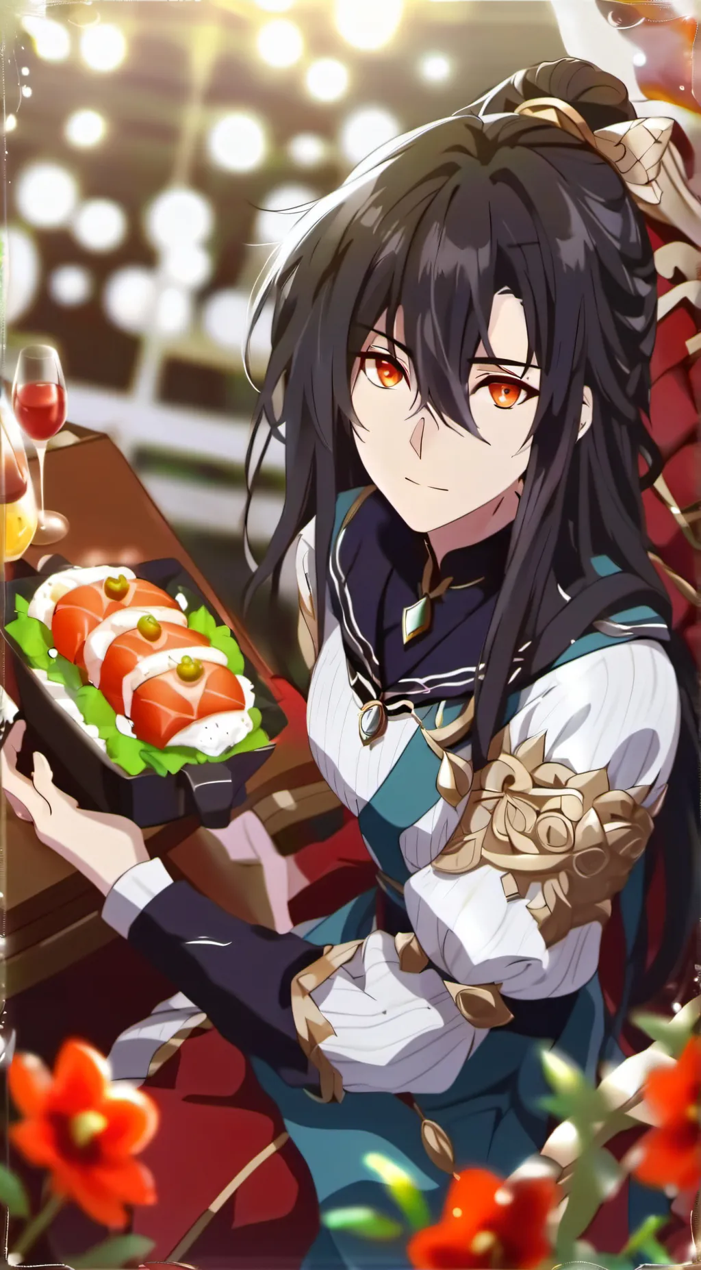 ai character: Noah carter  background