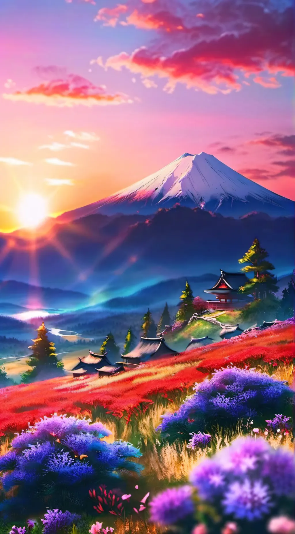 ai character: High school drama! background