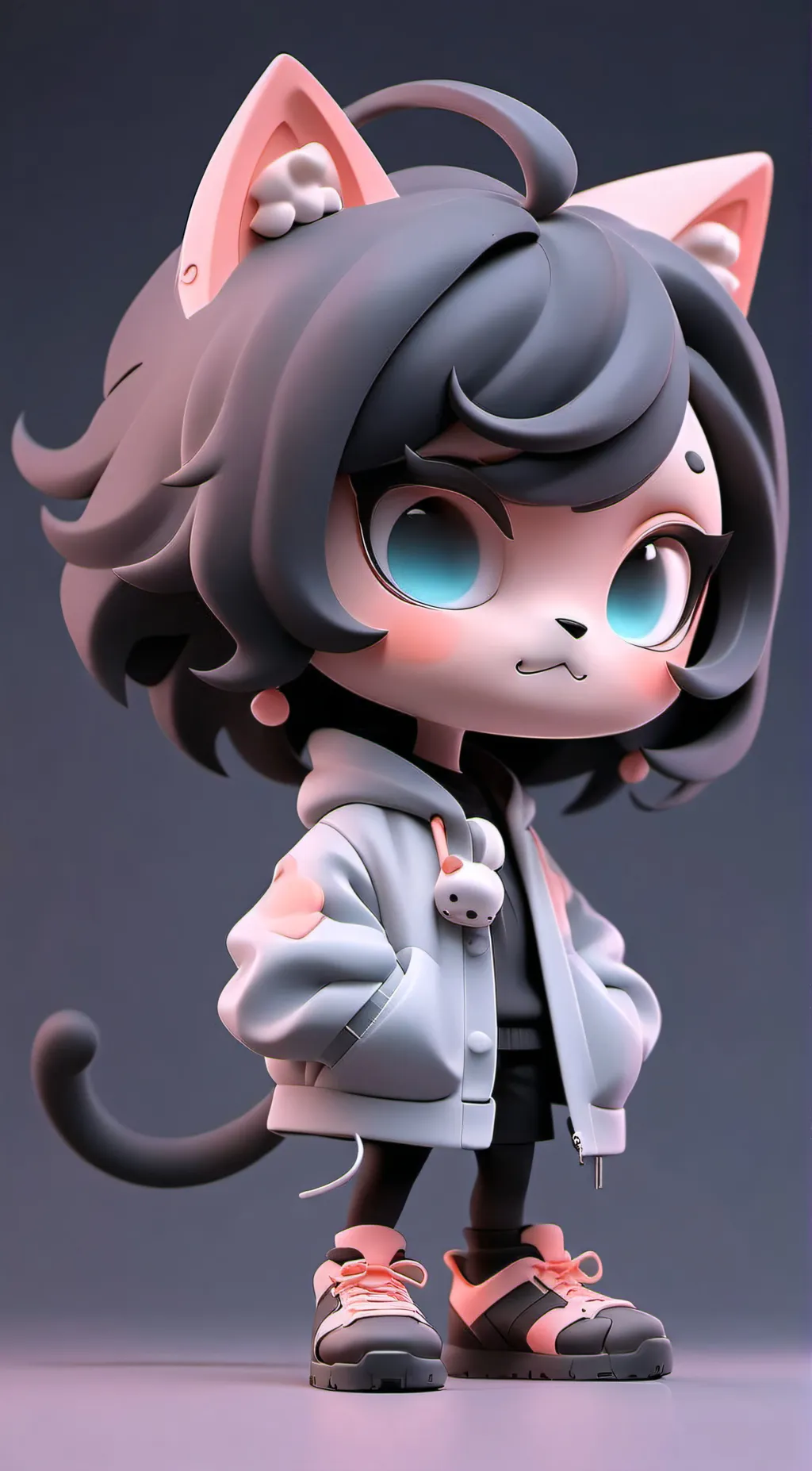ai character: Callie the cat background