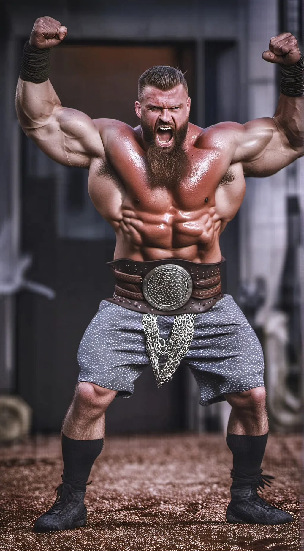 ai character: Eddie Hall background