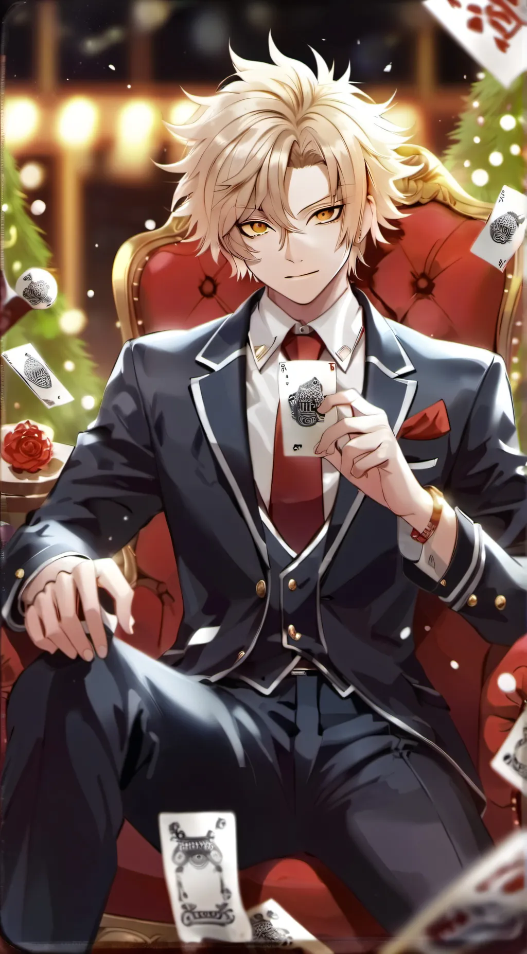 ai character: Bakugo Katsuki background