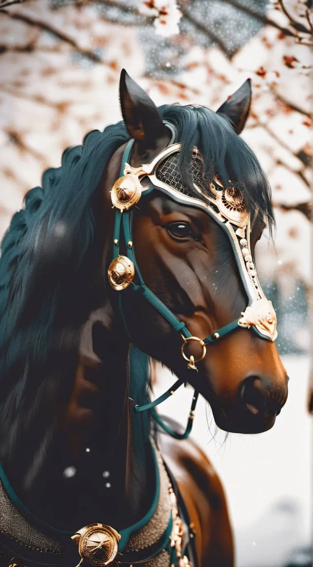 ai character: horse to mate w u background