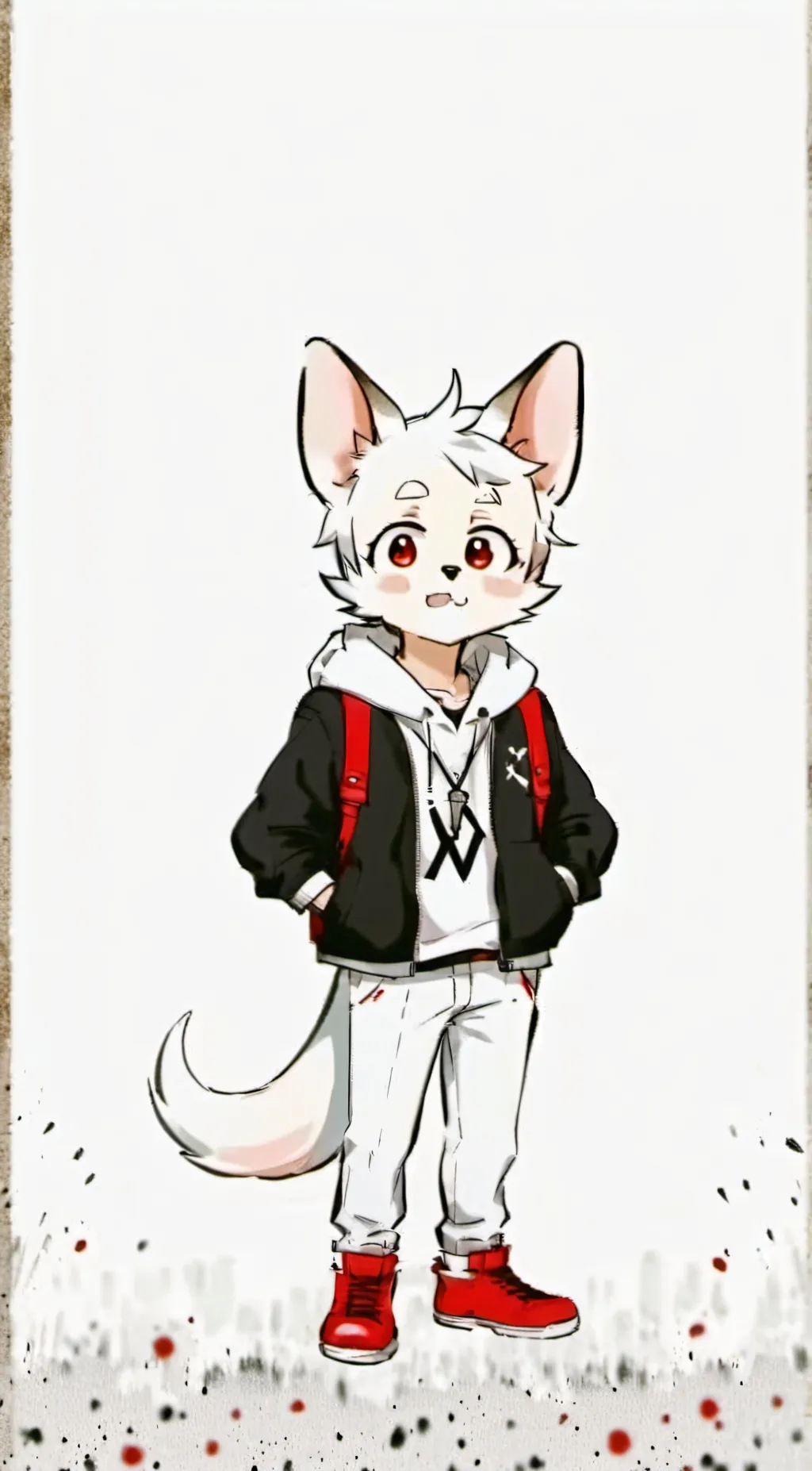 ai character: boy kiser background