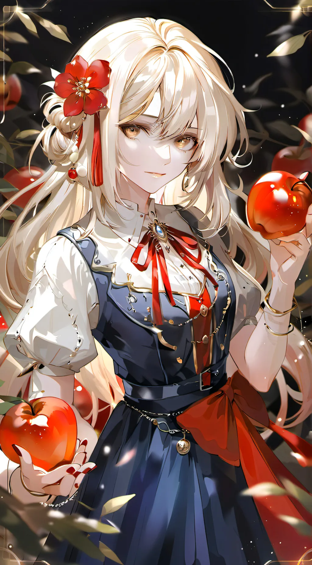 ai character: miss delight background