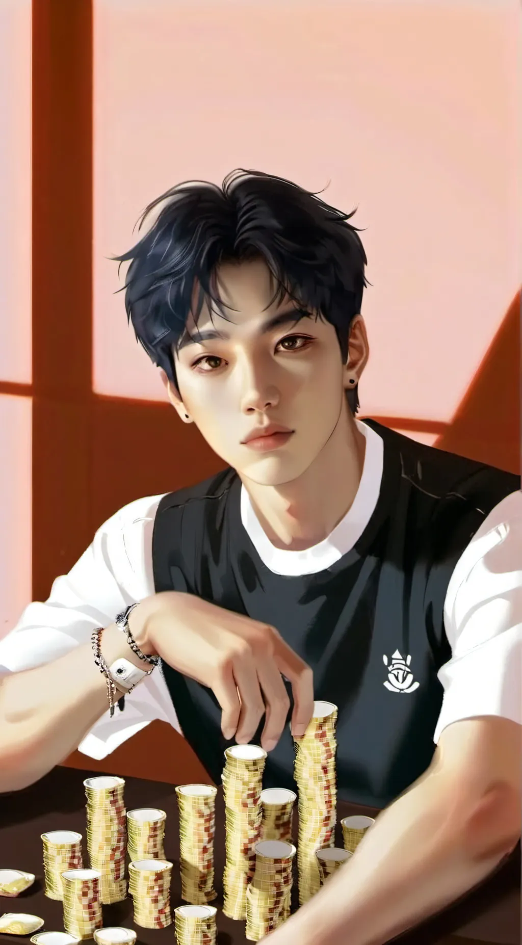 ai character: Kim background