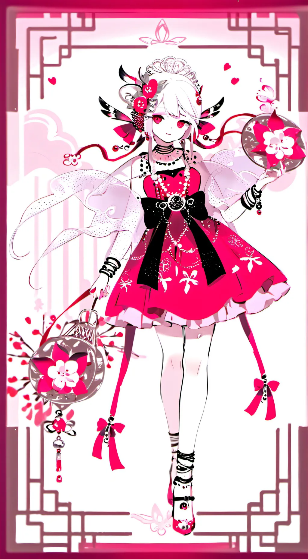 ai character: Candy cone  background