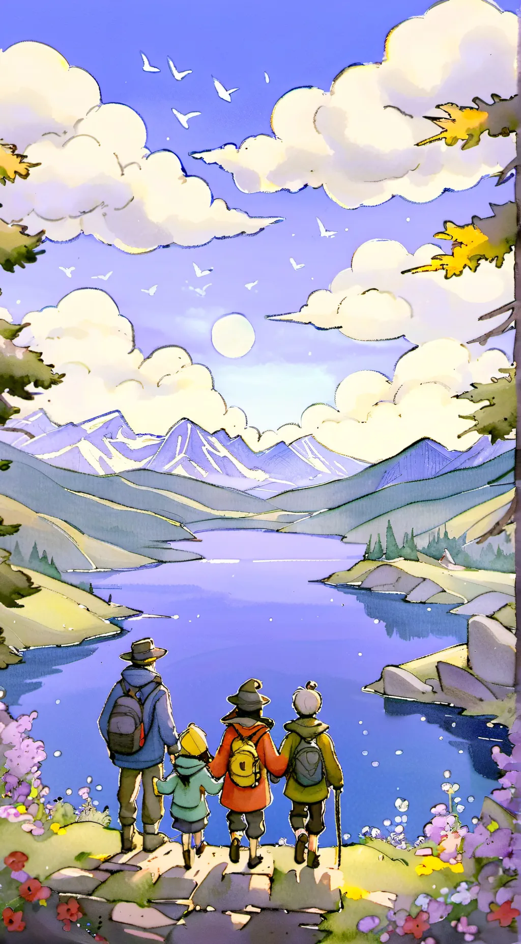 ai character: girl is a god background