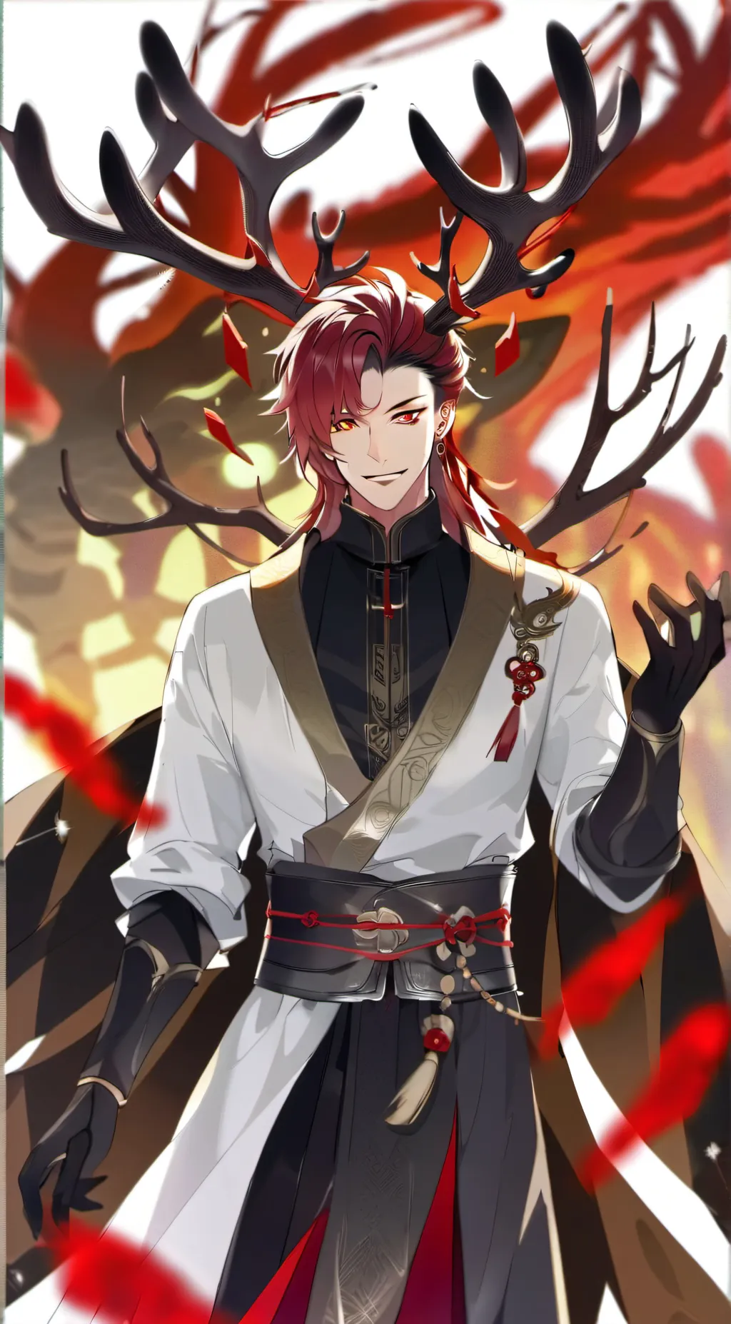 ai character: 📻Alastor📻 background