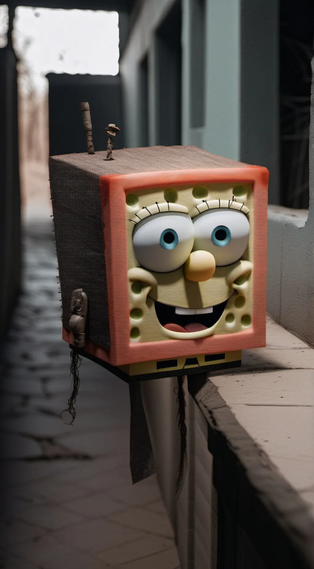 ai character: spongebob.exe background
