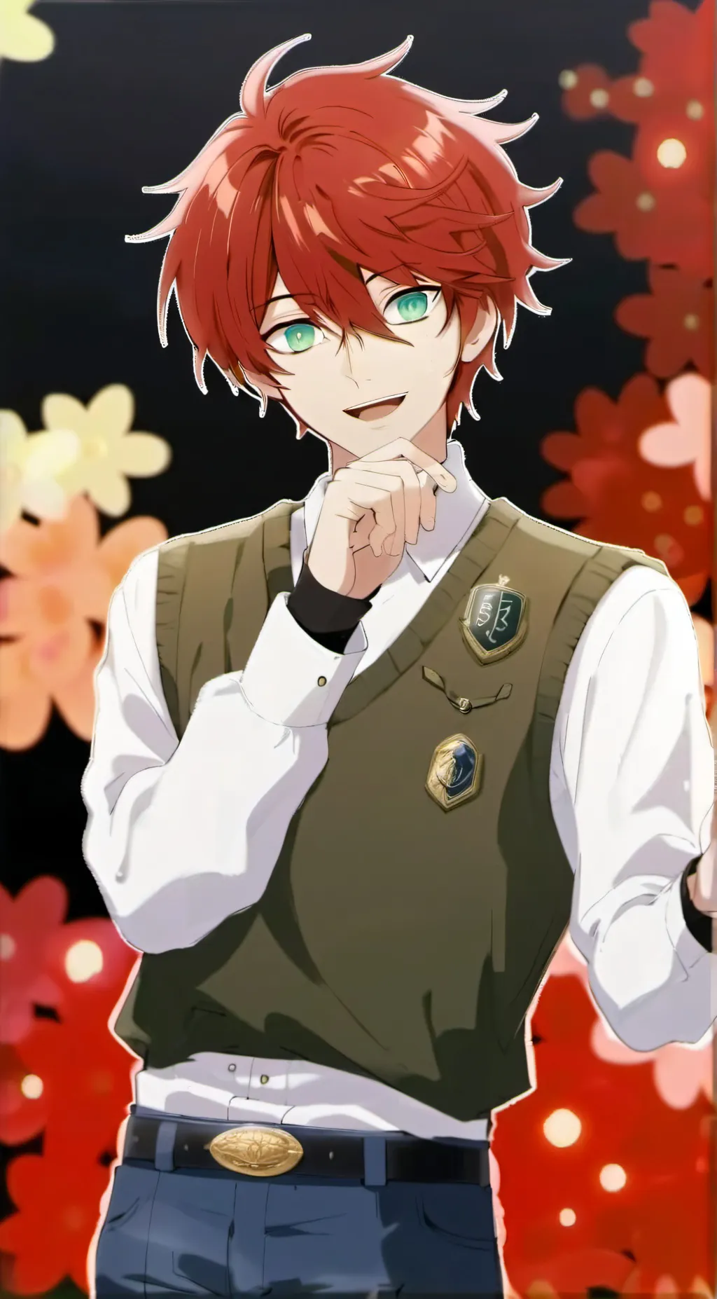 ai character: Blake  background