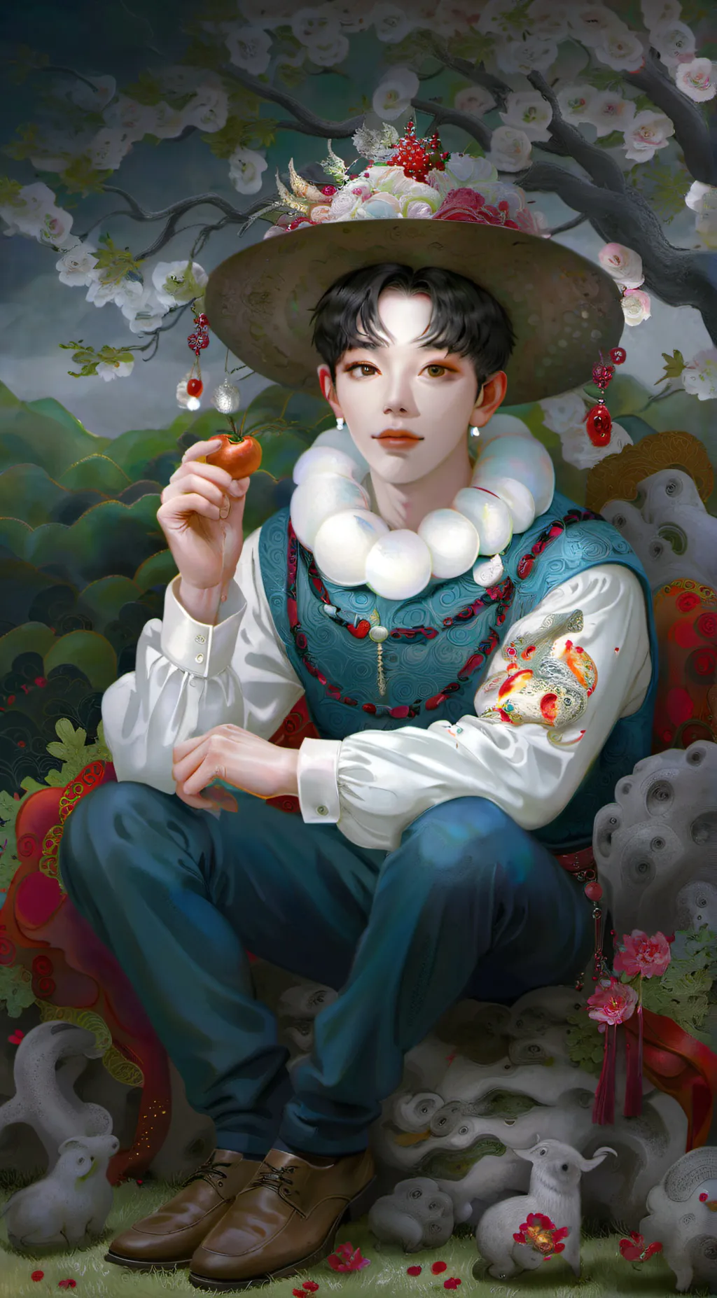 ai character: David x background