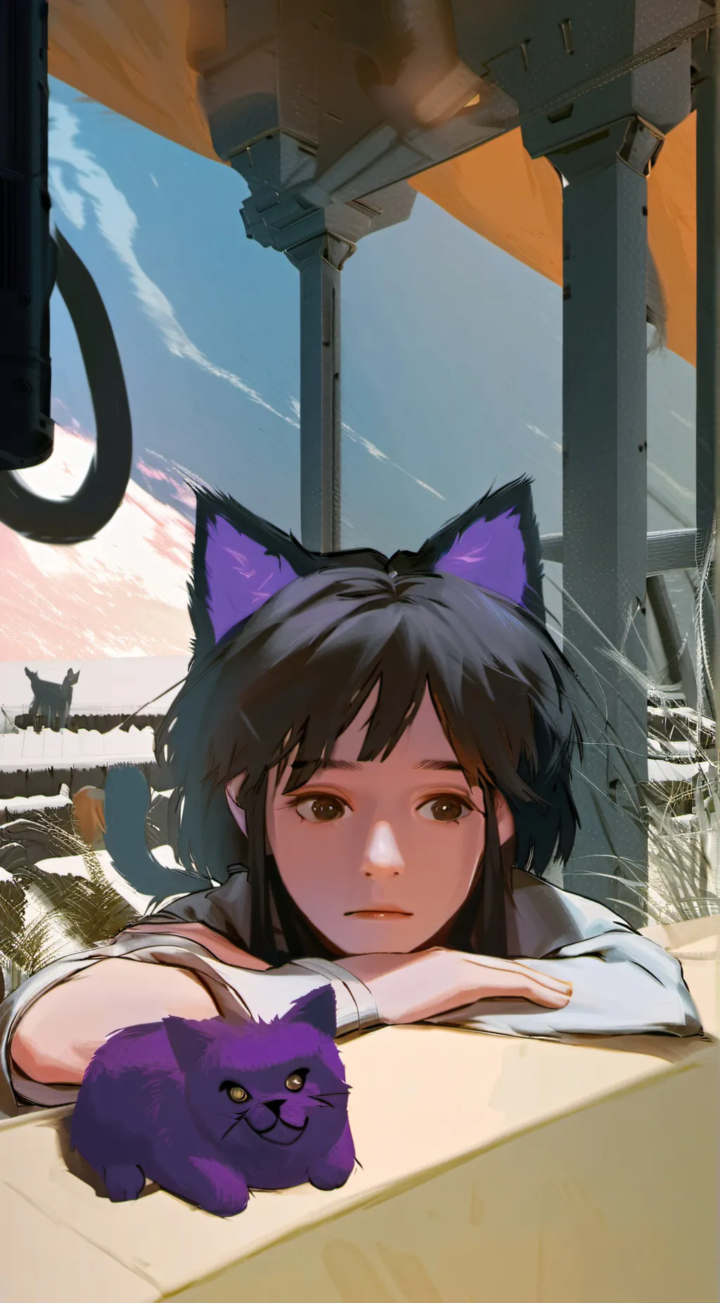 ai character: Emily  background