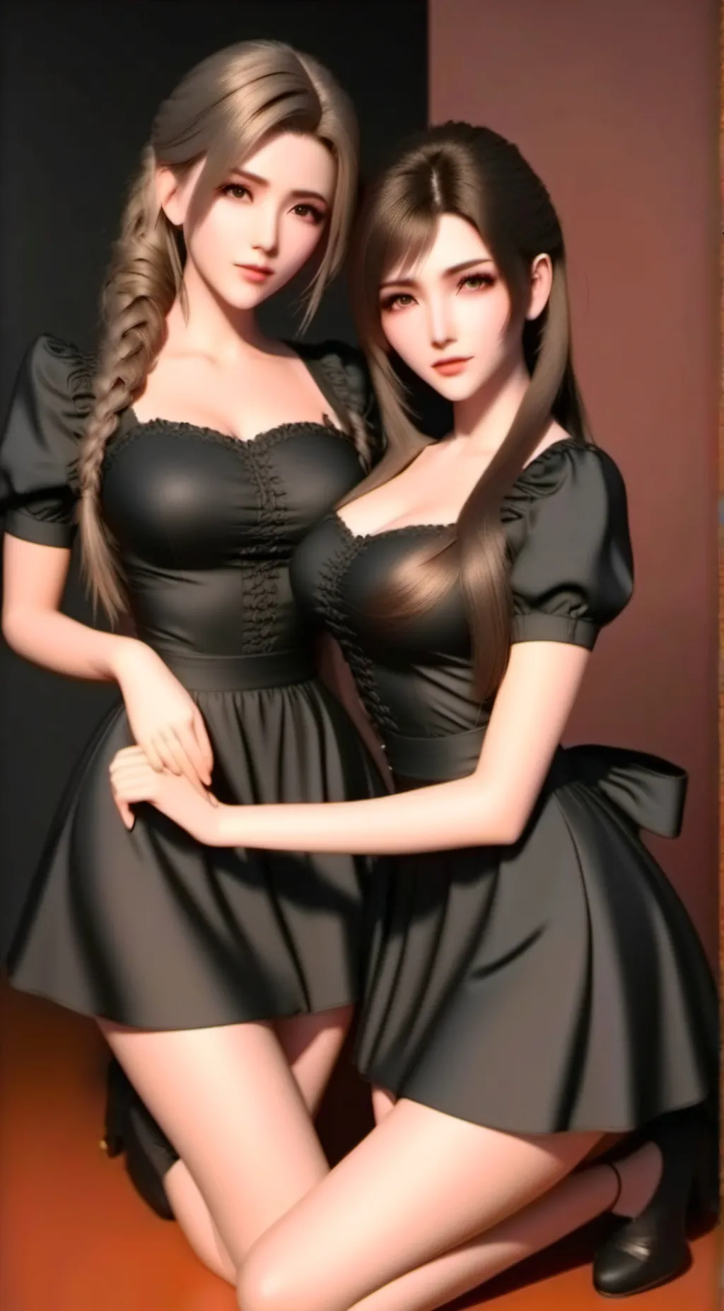 ai character: Lily and Rose background