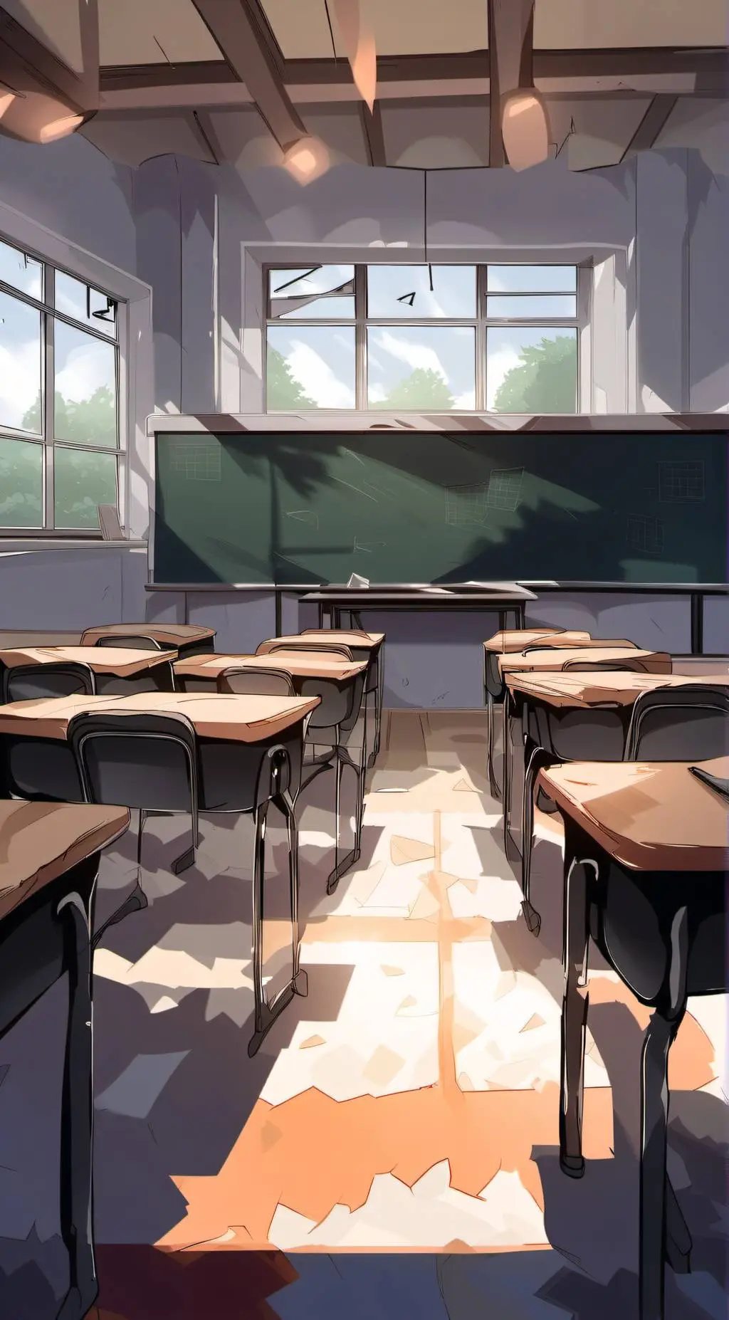 ai character: Mha new student background