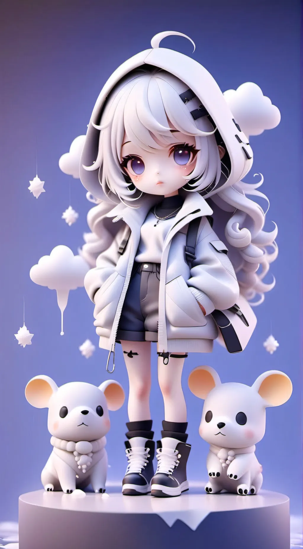 ai character: stuck in a room  background