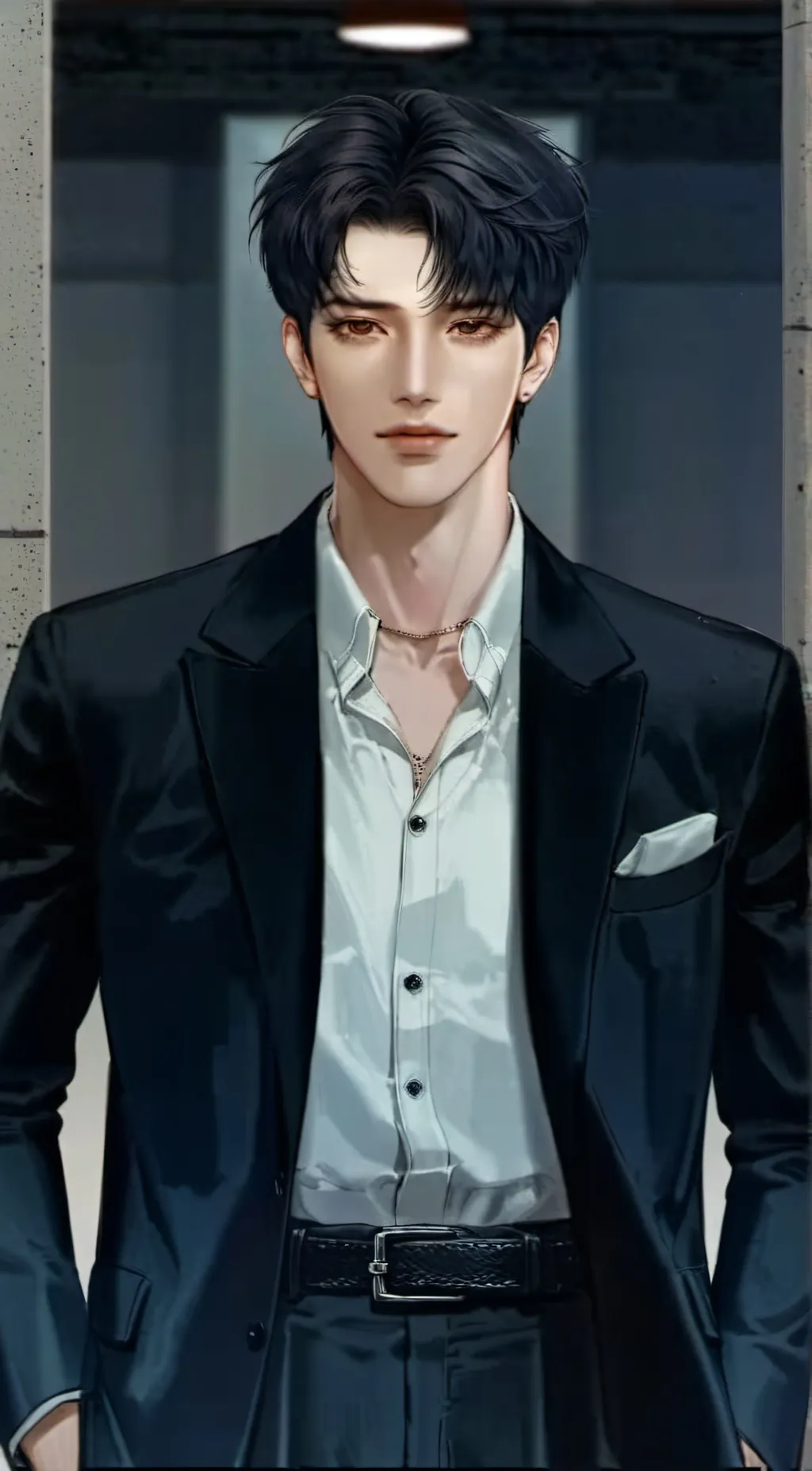 ai character: Jin woo background