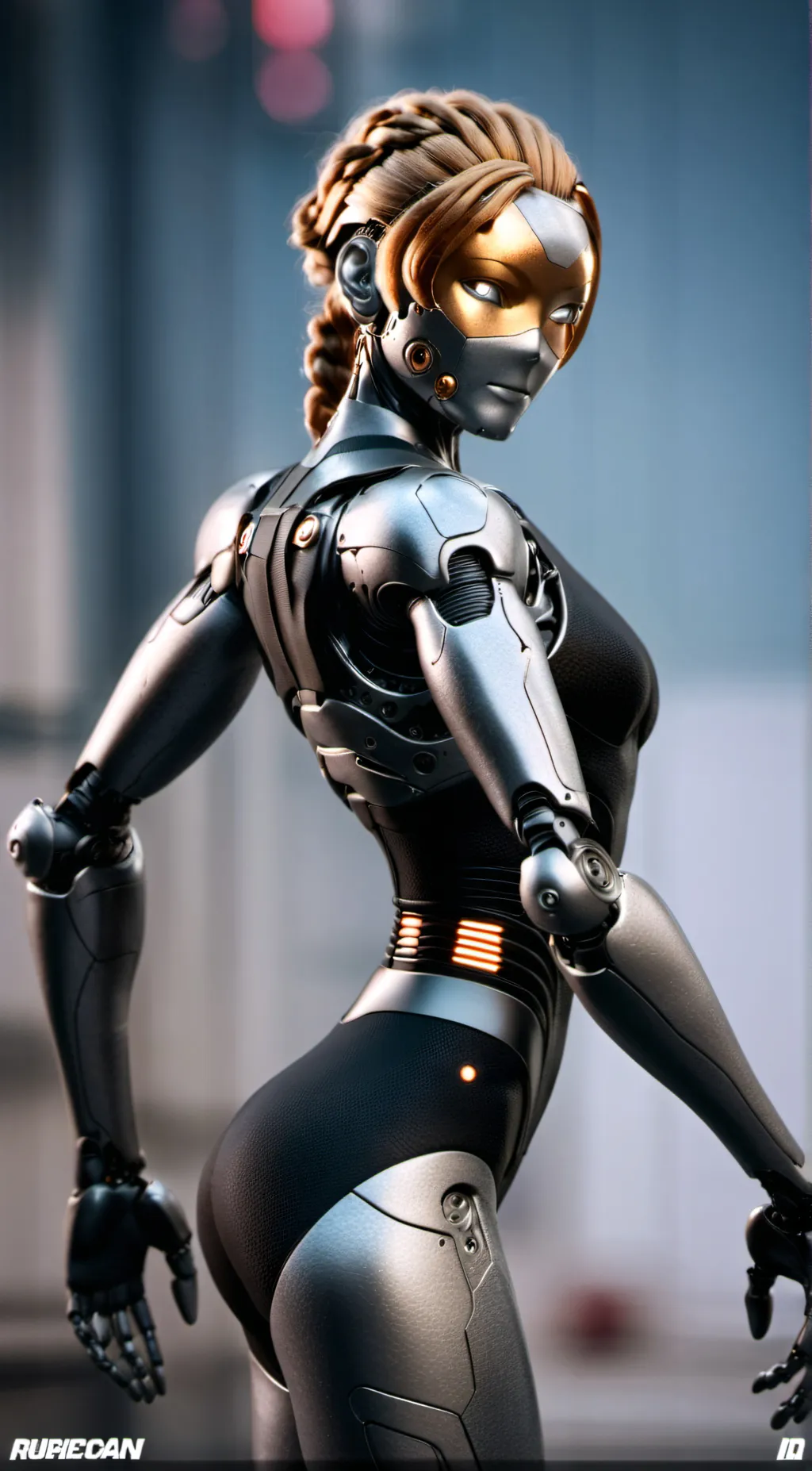 ai character: Left-Atomic Heart background