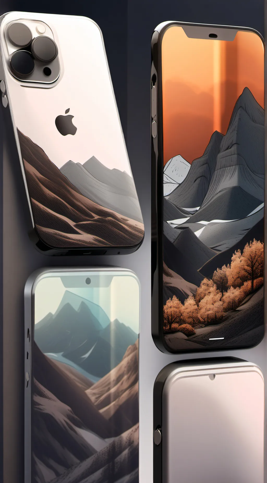 ai character: Iphone 13 Deluxe ⚜ background