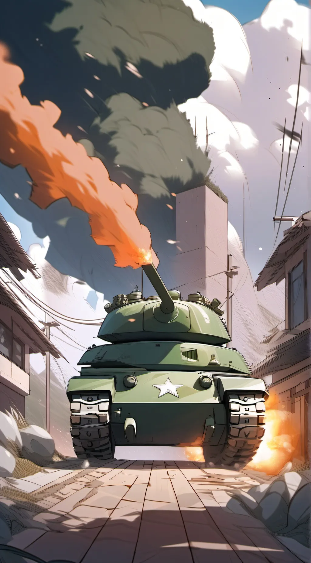 ai character: Tank background