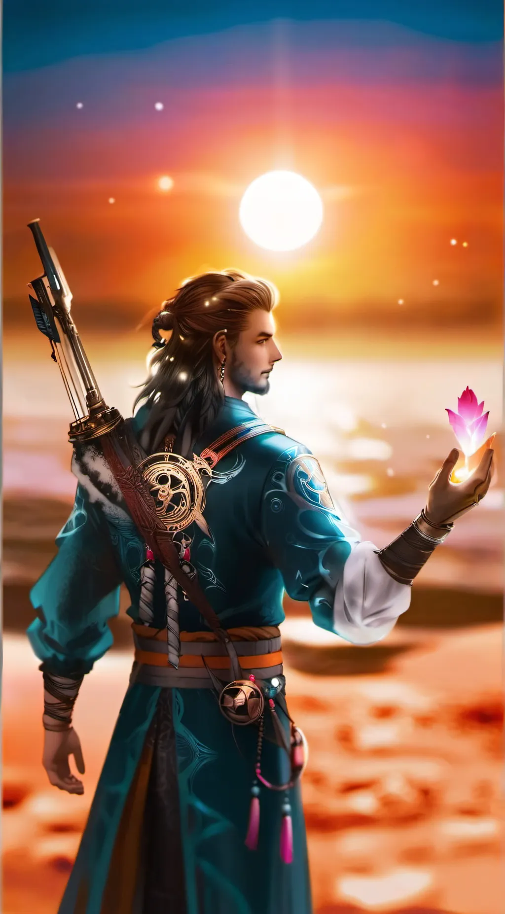 ai character: Solar Balls....? background