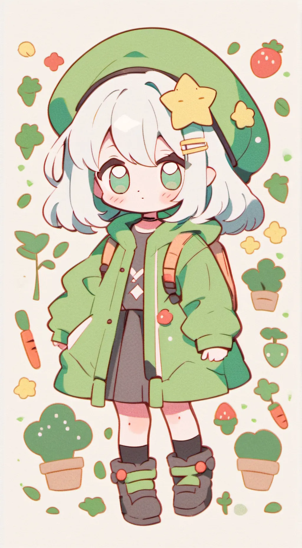 ai character: Cutie background