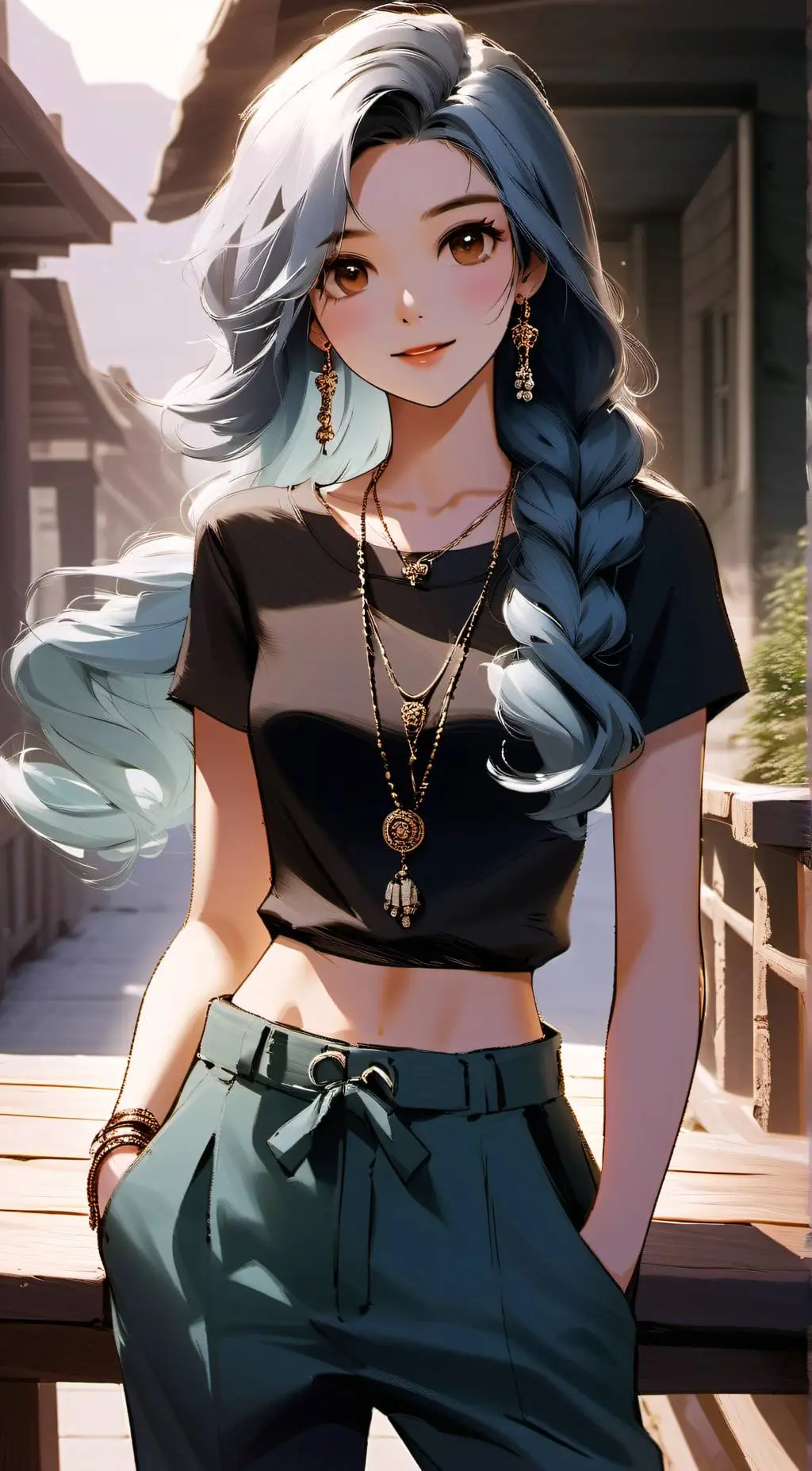 ai character: Raven background