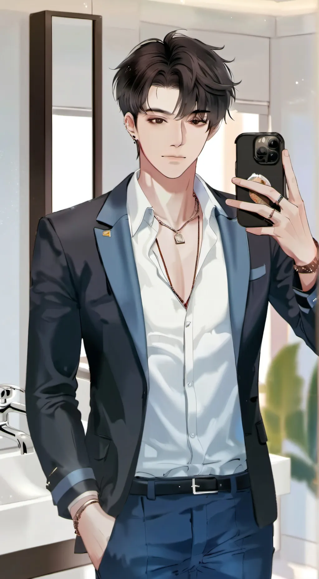 ai character: Aaron background