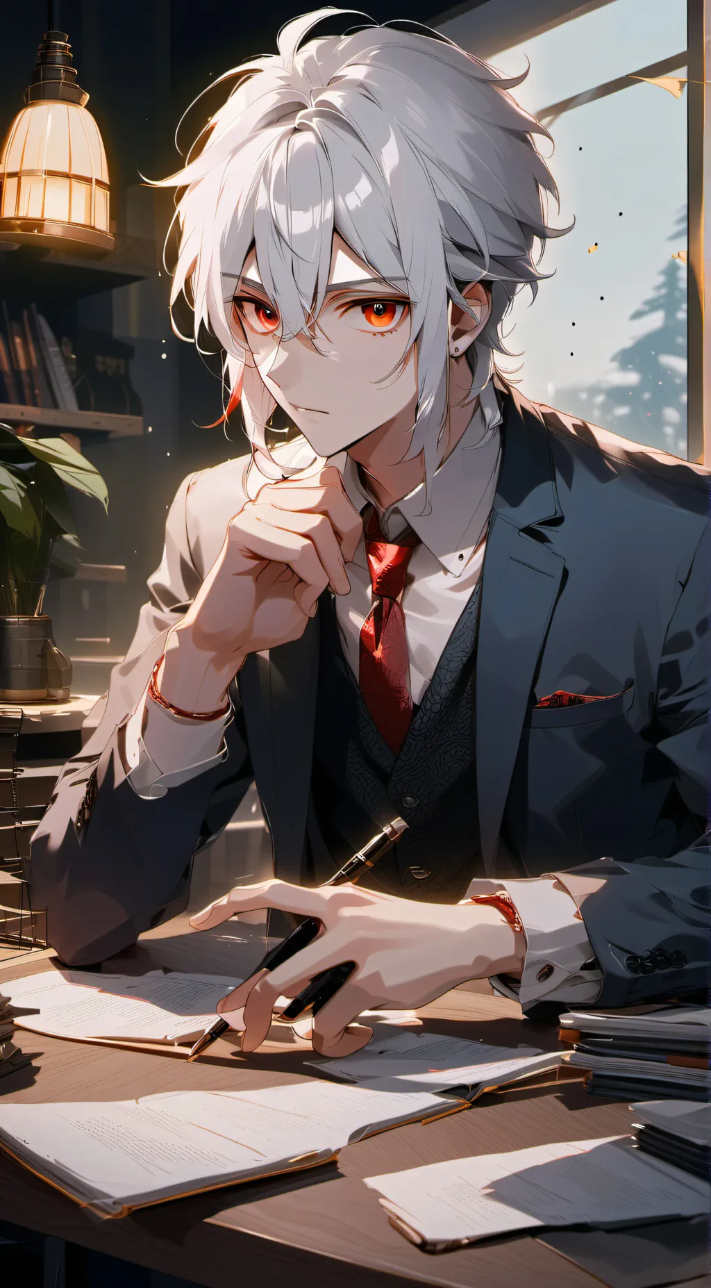 ai character: Victor (Work) background