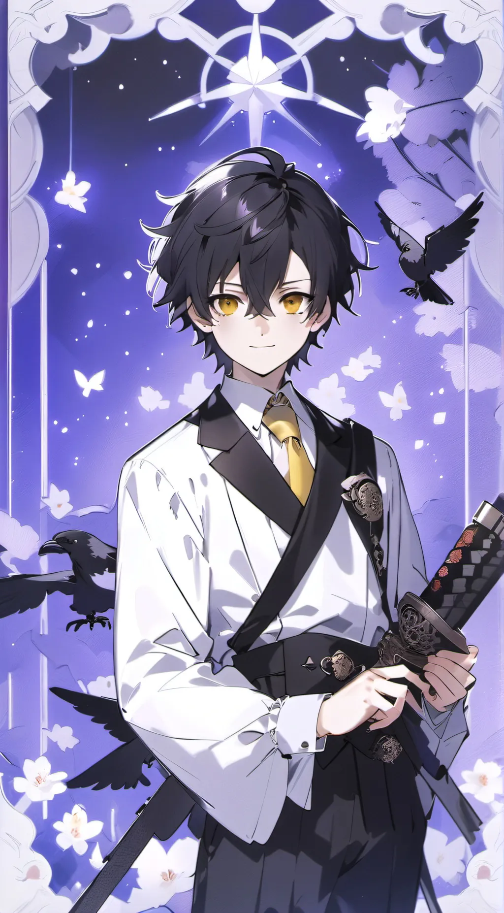 ai character: Light background