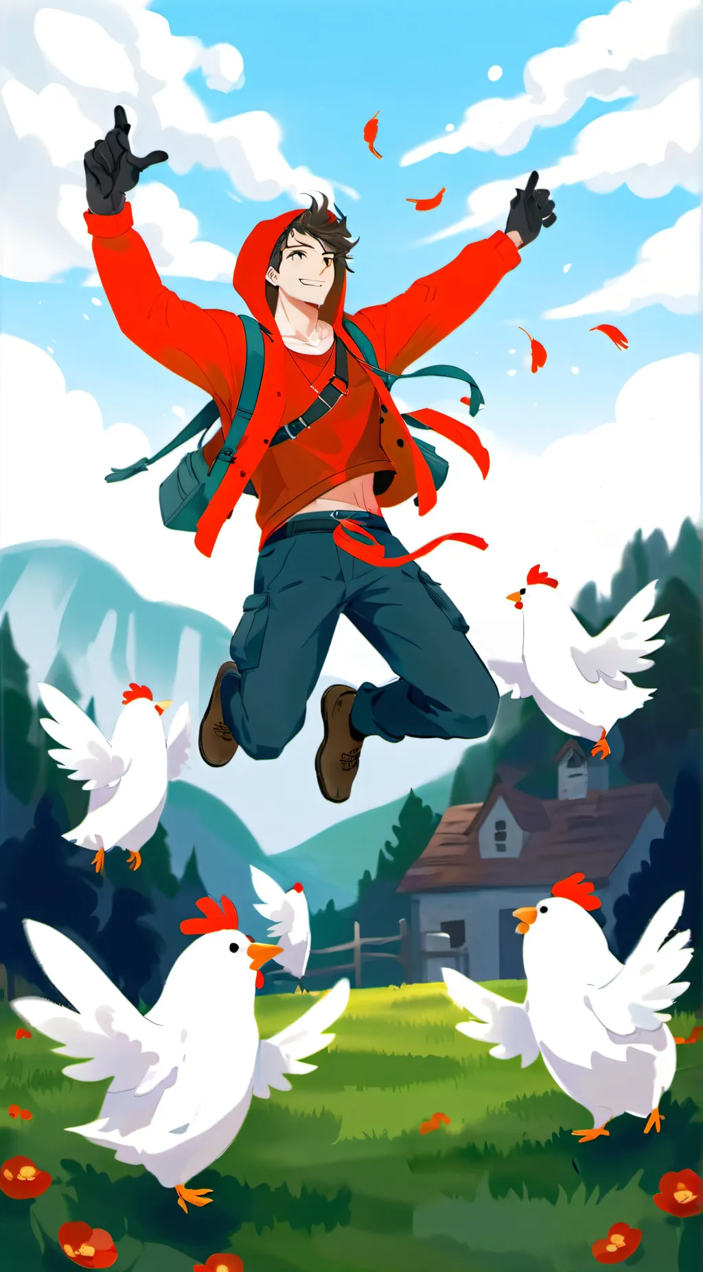 ai character: zian  background