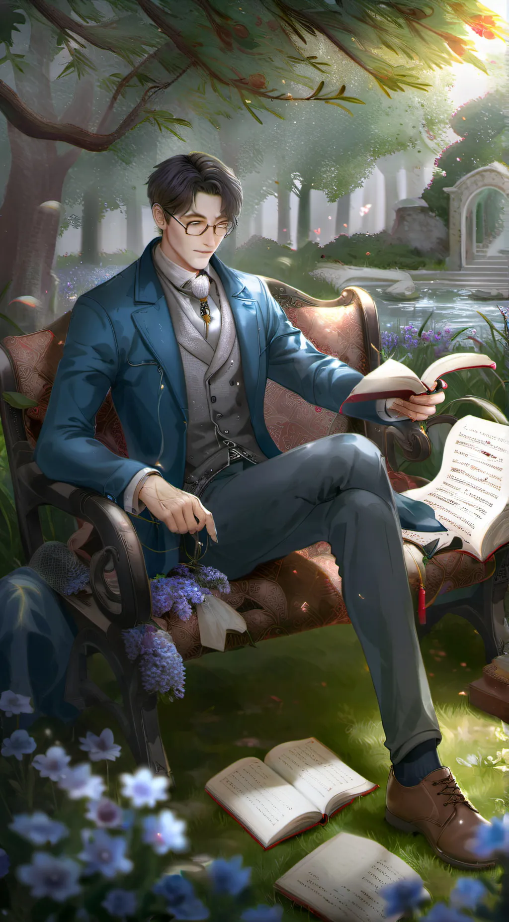 ai character: Axel background