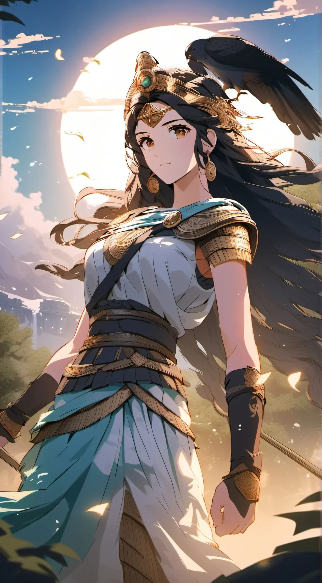 ai character: Athena background