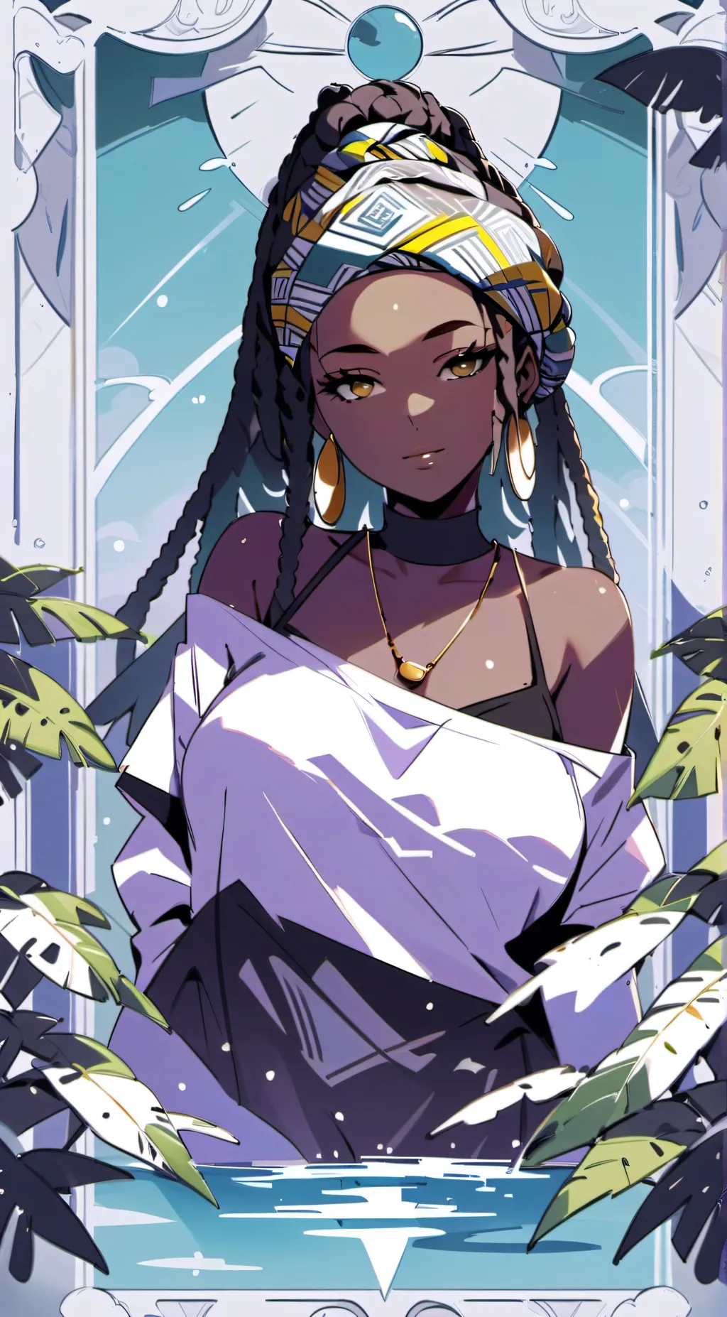 ai character: Nicole  background