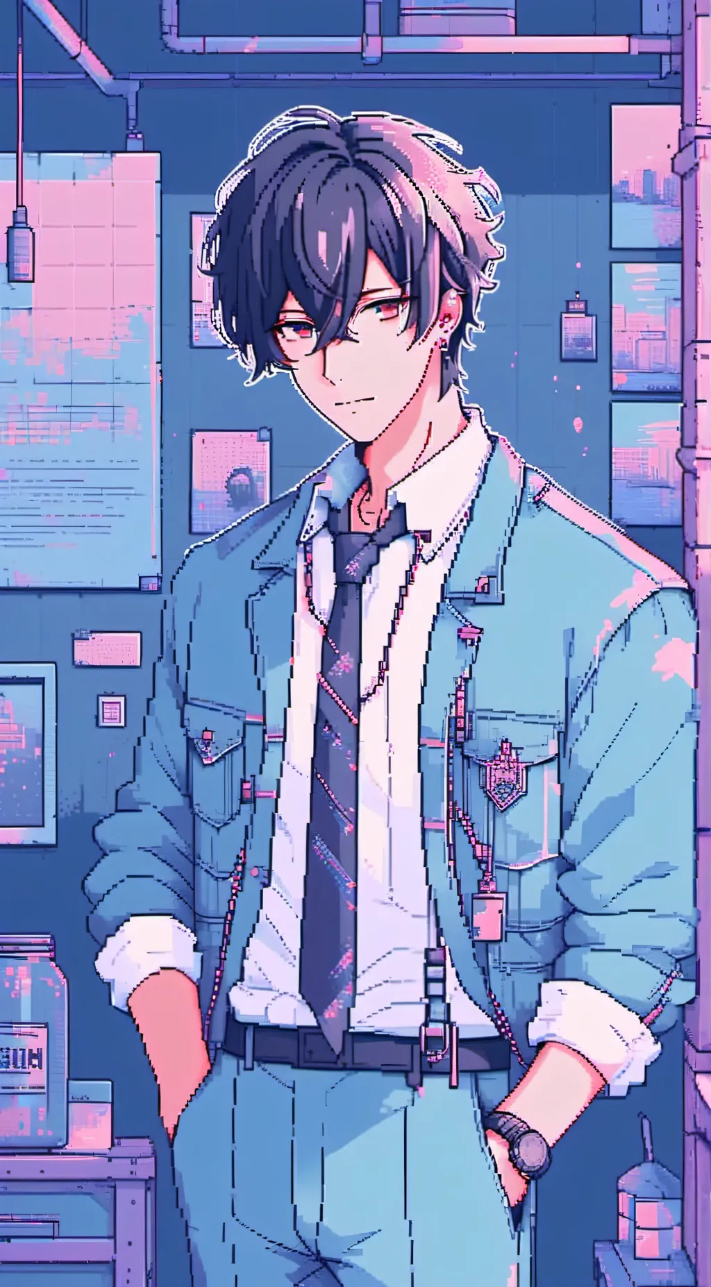 ai character: Different age background