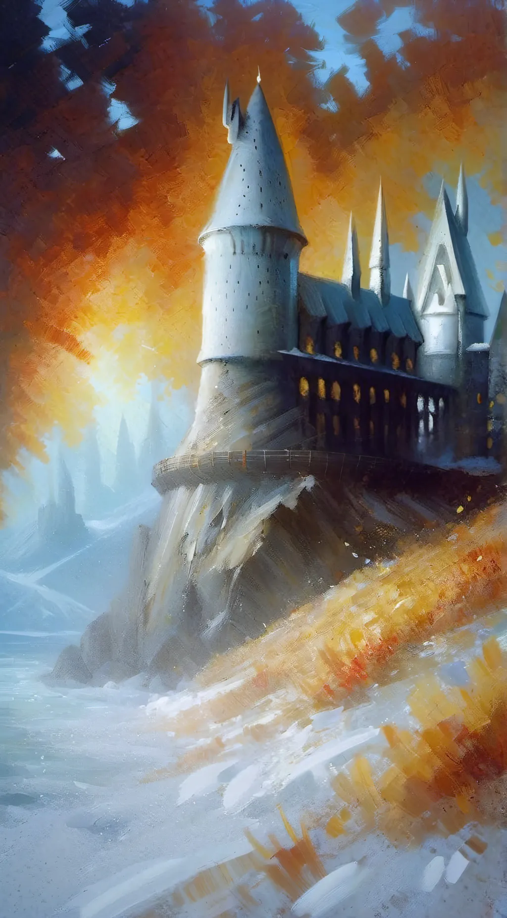 ai character: Hogwarts background