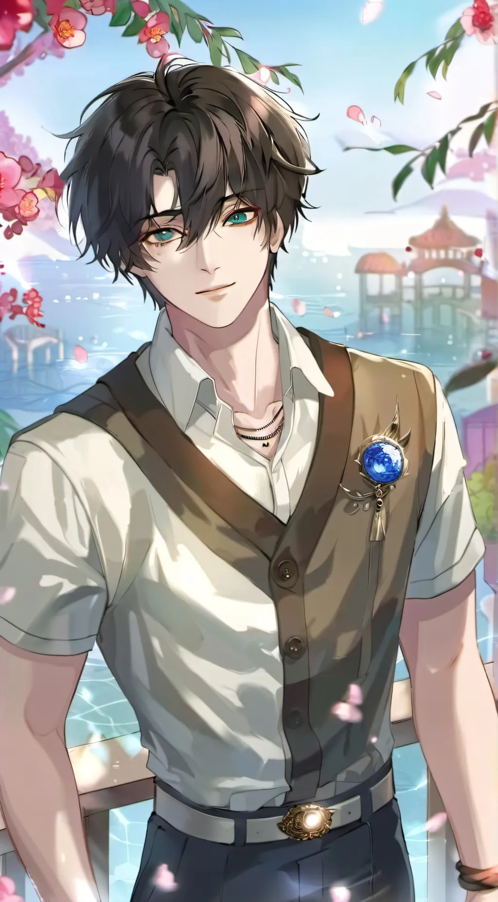 ai character: Jayson  background