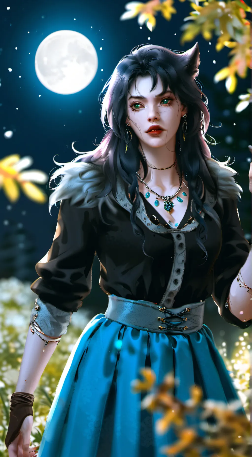 ai character: Hazel background