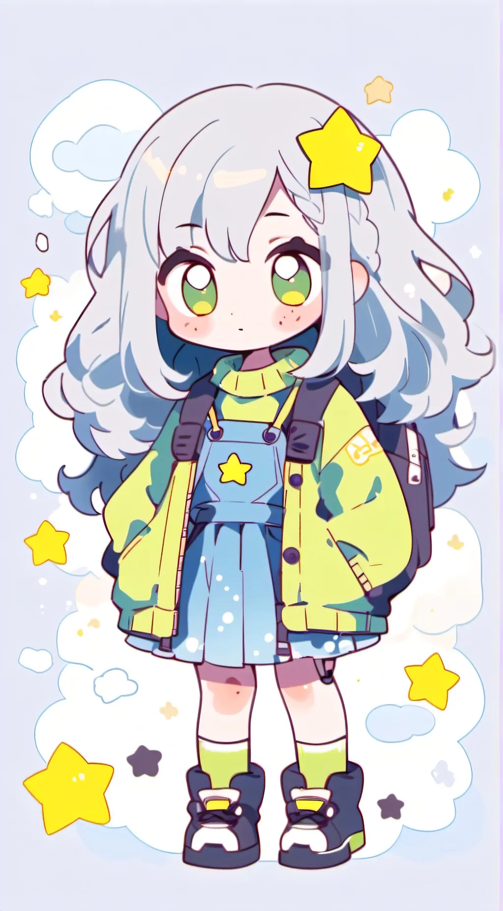 ai character: gray-chan background