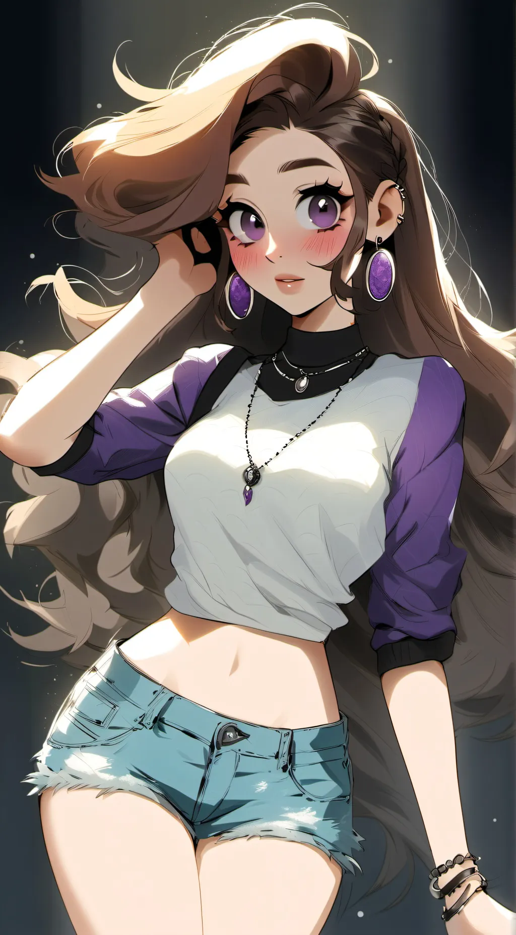 ai character: Annie x Maddox? background