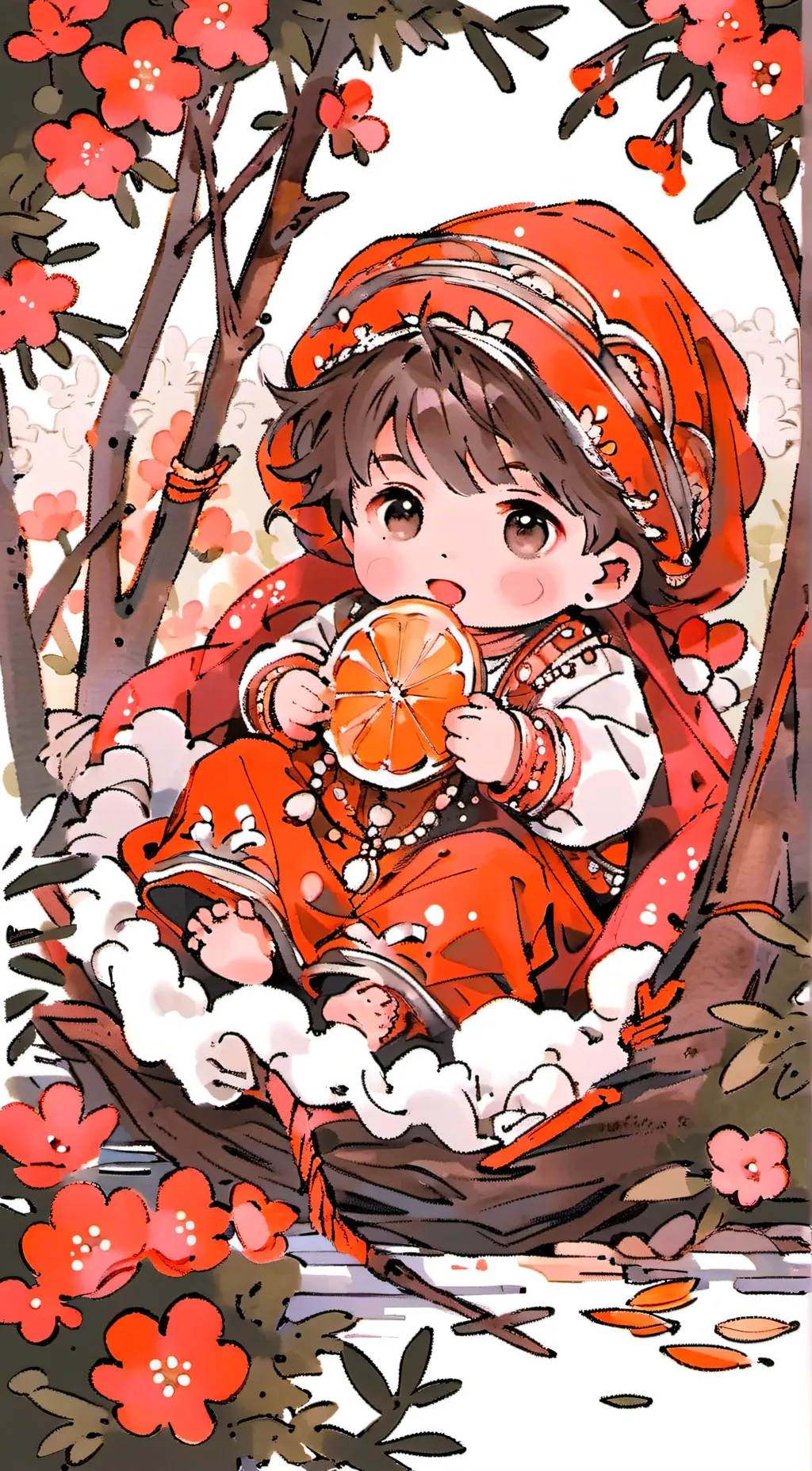 ai character: baby background