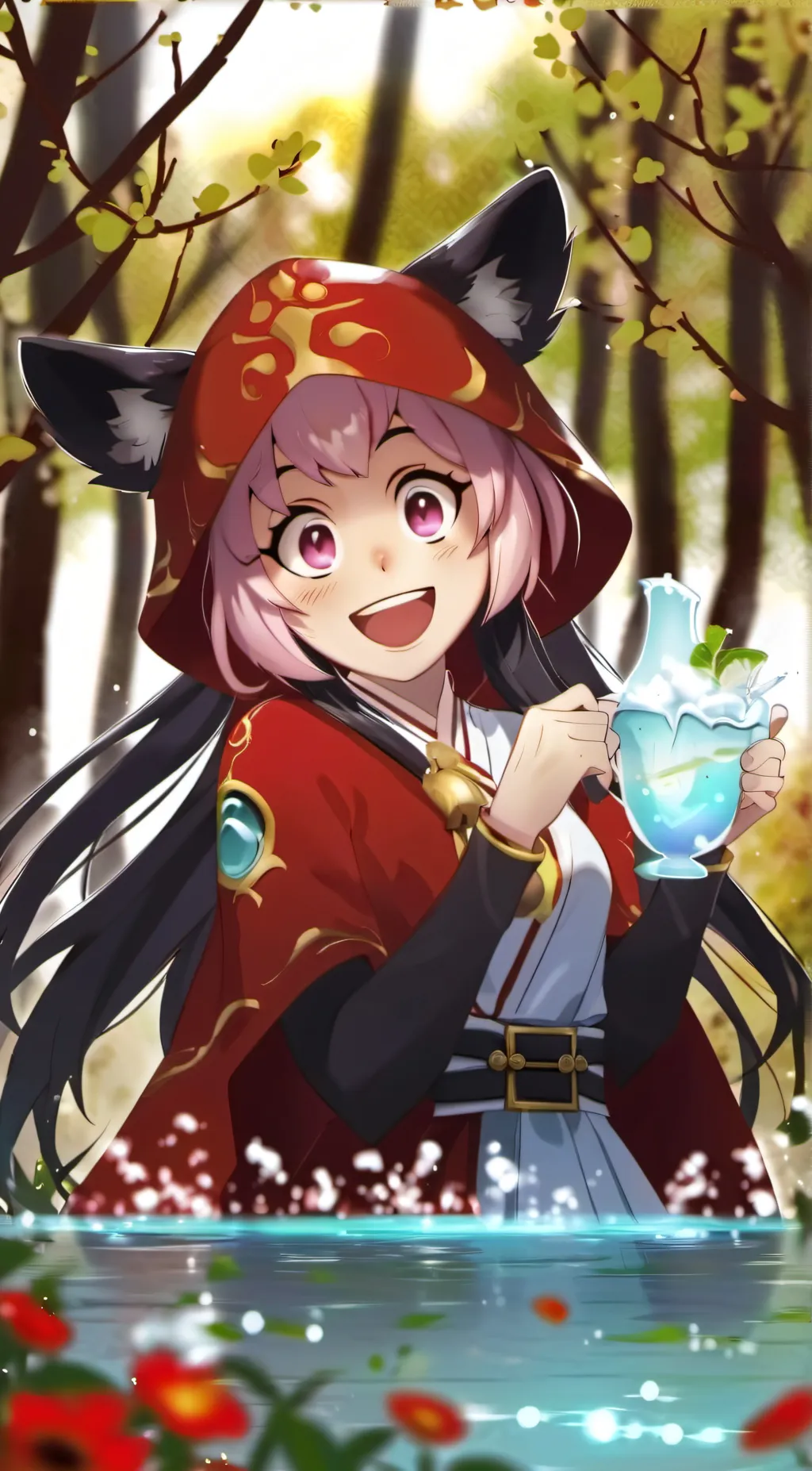 ai character: Aria background