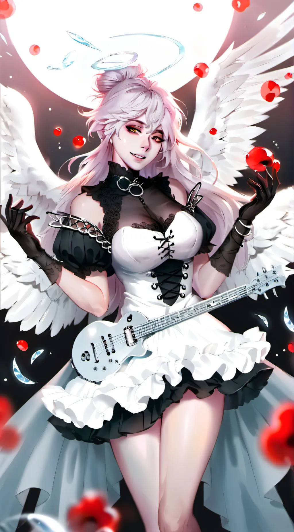 ai character: angel  background