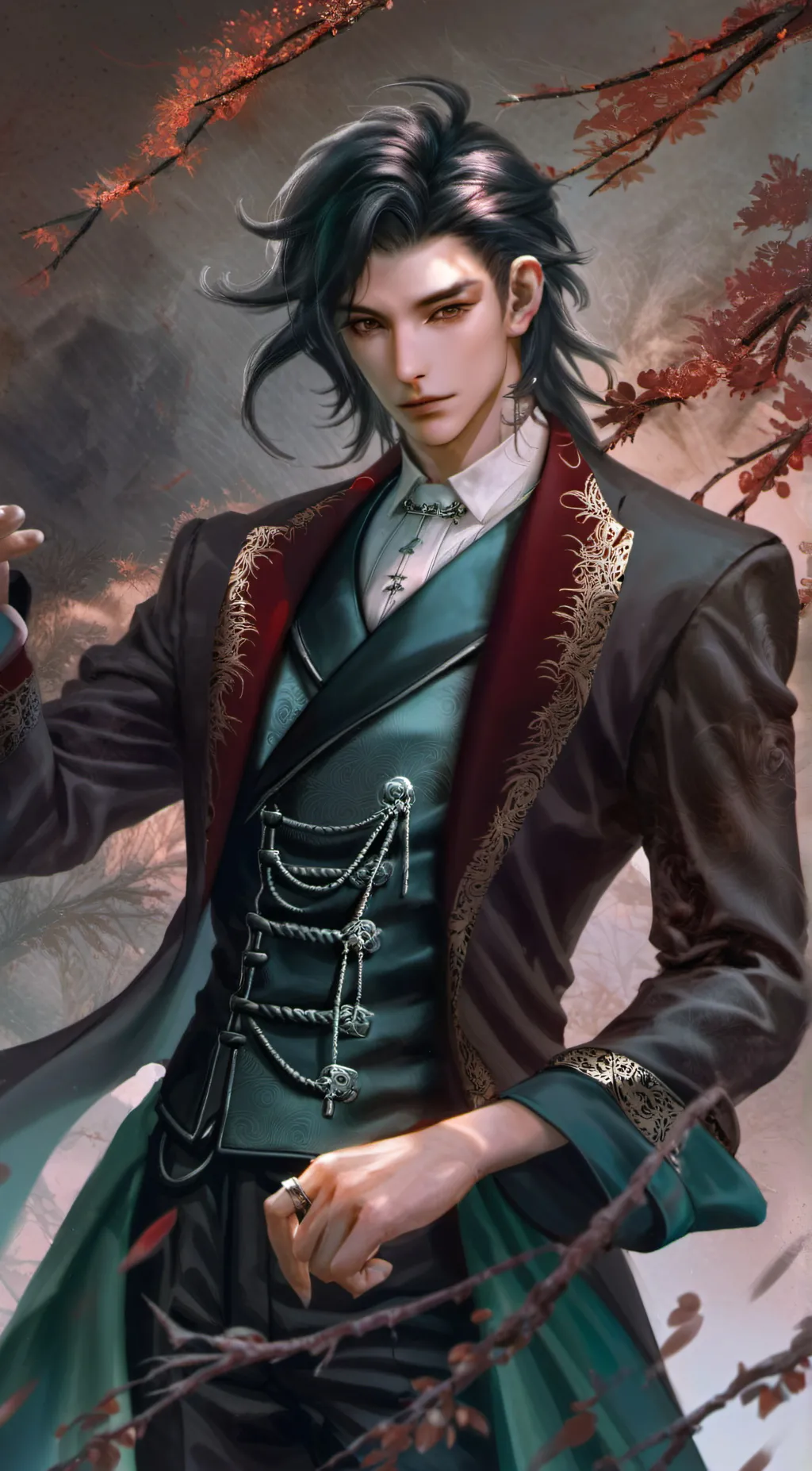 ai character: koutarou  background