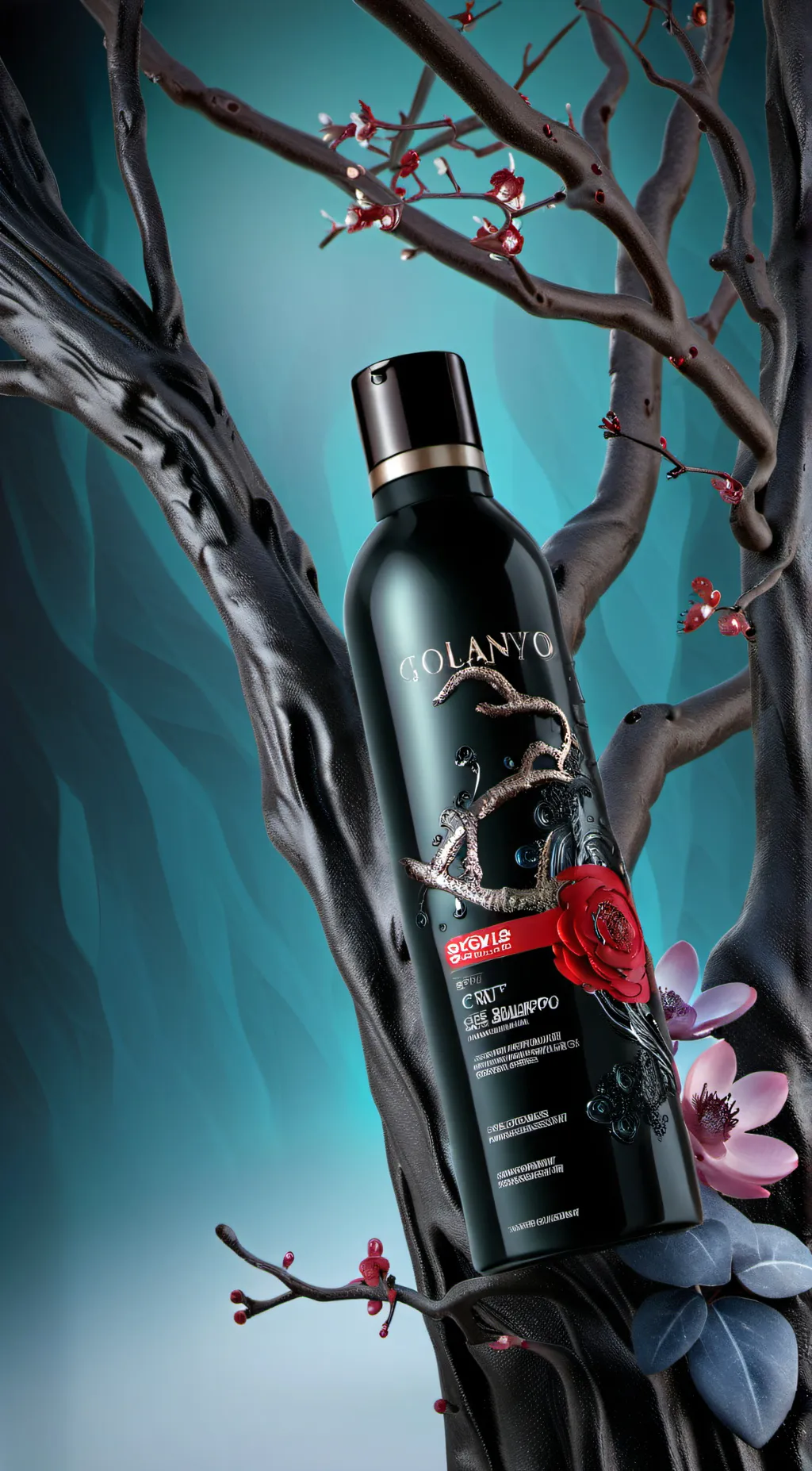 ai character: swallow shampoo background